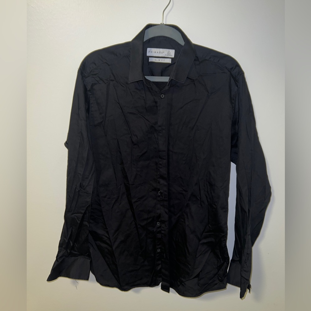Black Slim Fit dress shirt